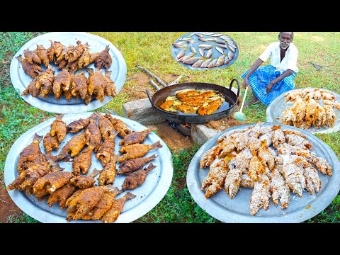 KFC STYLE CRISPY FISH FRY | Delicious Yellow Fish Recipe | Village Grandpa show