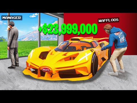 Stealing Every BUGATTI From DEALERSHIP In GTA 5!