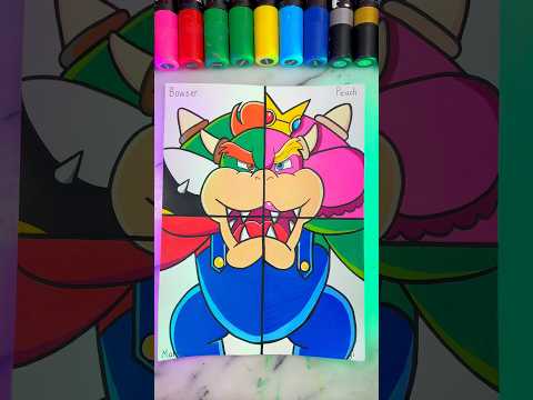 I TurNeD BoWSEr InTo Luigi✨💚 #shorts