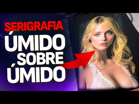 Estampa REALISTA com Úmido sobre úmido - Serigrafia cor a cor / Simulado