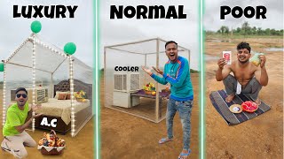 A.C. Room + Cooler Room + Normal + Very Poor (Pankhi) -🤣 बारिश में किसको होगी हालत खराब