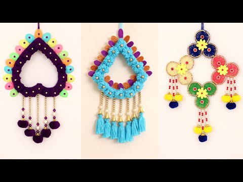 DIY Wall Hanging // Flower Wall Hanging/ Home Decor Ideas