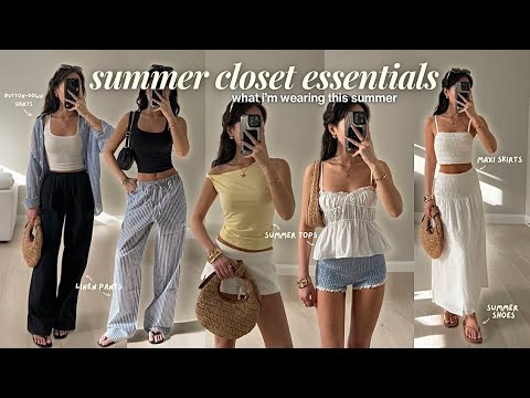 Summer Wardrobe Essentials 🍒 what I'm wearing this summer 2025