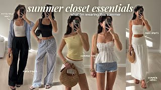 Summer Wardrobe Essentials 🍒 what I'm wearing this summer 2025