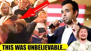 Black man confronts Vivek Ramaswamy about slavery, What happens next is unbelievable...