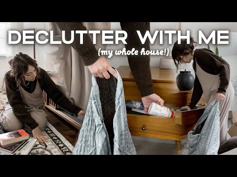 DECLUTTERING Our ENTIRE HOME 📦 | MAJOR Declutter & Organize With Me (Finally!)