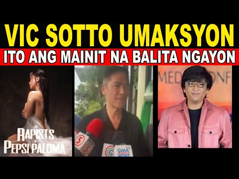 BREAKING NEWS! NAG FILE NA GRABE TO! BOSSING VIC SOTTO NAG SALITA NA PEPSI PALOMA ISSUE MAINIT PARIN