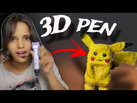 I made Pikachu with 3D Pen 😱, #3dpenart