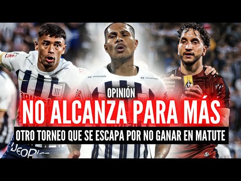 ALIANZA LIMA 1-1 MELGAR🏆NO SE GANÓ NINGÚN PARTIDO IMPORTANTE💥UN ESTILO DE JUEGO SOSO