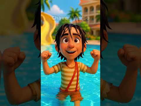 Chaves e a piscina dos sonhos em Acapulco! 🌊🎉