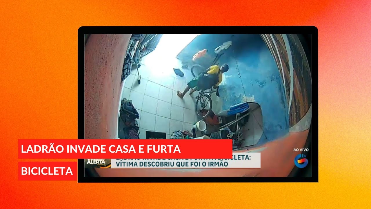 Ladrão invade casa e furta bicicleta