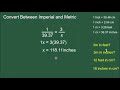 Unit Conversion and Measurement Concepts