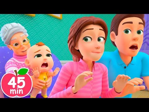 Take Care of Little Brother Song 👶| Wheels On The Bus | BEST Newborn Baby Songs