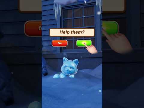 Why harm an innocent little stray cat? #kittenmatch3d #パズにゃん3D＃ねこ#cat #野良猫 #games #straycats