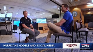Hurricane models and social media