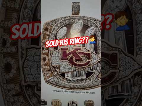 NFL Player Forced to SELL SUPER BOWL RING! #superbowl