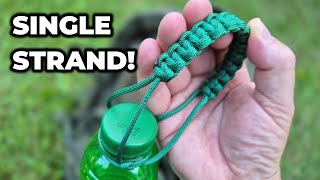 How to Make a 1-Strand Paracord Bottle Sling with Handle Tutorial