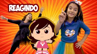 Yasminzinha Reagindo 01 - Trem da Alegria - Bastidores - Making Of - Yasmin Verissmo