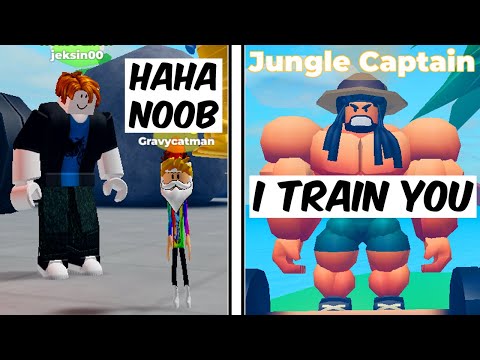 I Unlocked The Jungle Gym And Became JUNGLE CAPTAIN! | Roblox Muscle Legends