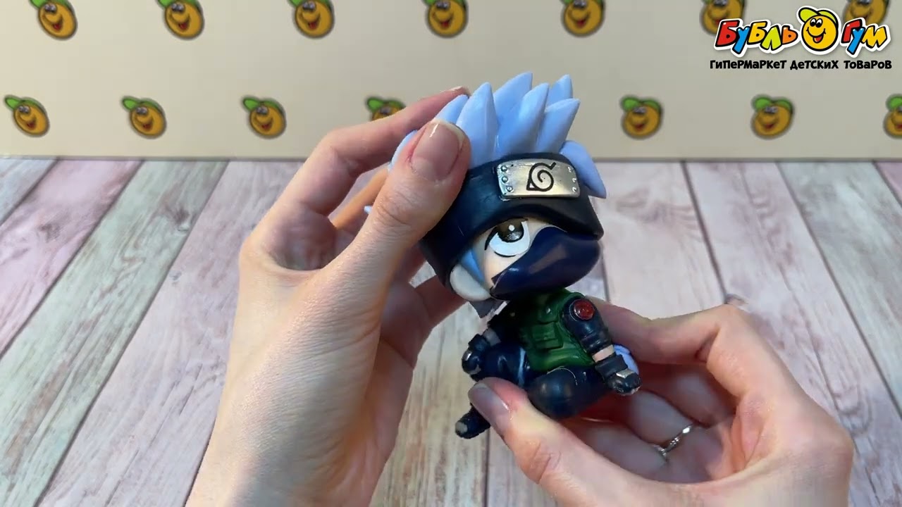 Фигурка Lanson Toys Ниндзя Конохи Какаси Хатакэ 10см - видео Фигурка Lanson Toys Ниндзя Конохи Какаси Хатакэ 10см - видео