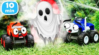 👻 Призрак на дороге! 🚗 🚙 Вспыш и Крушила в опасной гонке!