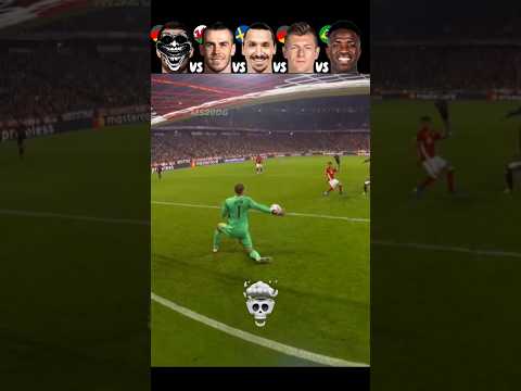 Neuer VS Bale VS Ibrahimovic VS Kroos VS Vini Jr 🥶🥵 Practice Makes Perfect Challenge