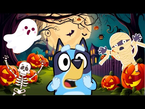 BLUEY casa ENCANTADA de MONSTRUOS DE HALLOWEEN