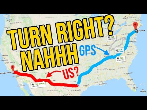 Doing The Opposite Of What GPS Tells Us