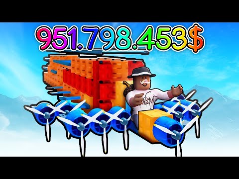 😱 ПОСТРОИЛ САМЫЙ БЫСТРЫЙ САМОЛЁТ В ROBLOX! + Фиксплей!