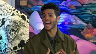 Mena Massoud was live with ET Canada in Toronto talking about Aladdin