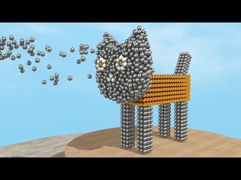 Magnetic balls - satisfying simulation