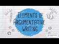 Understanding Argument and Writing
