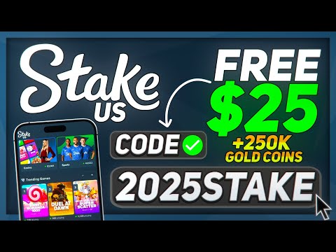 Stake US Promo Code "2025STAKE" — FREE $25 Stake Cash + 250,000 GC (Review)