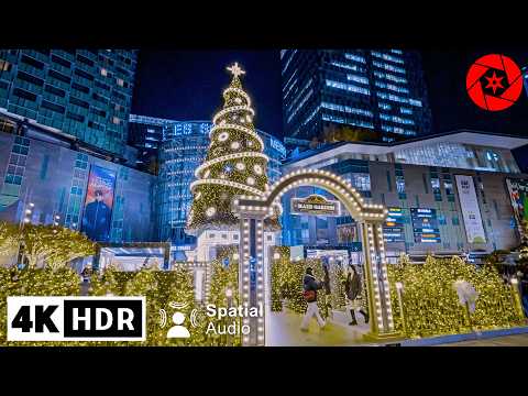 2024 Seoul's BEST Christmas Lights - 4K HDR Korea