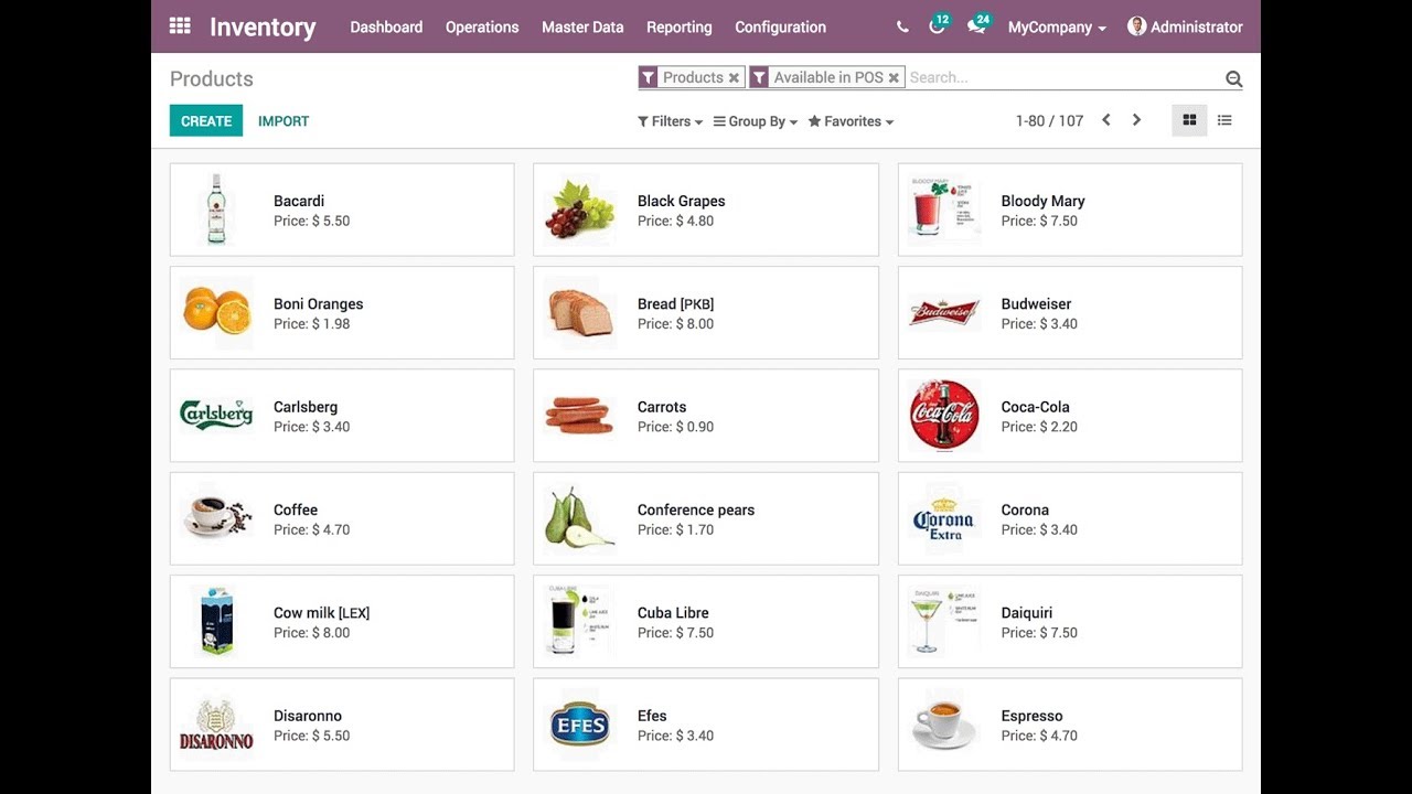 Distribution #OdooWebinar - One ERP for your Food/Beverage Distribution Business | 4/23/2019

In this #OdooWebinar, learn how a food and beverage distribution business could run with Odoo, including managing inventory, ...