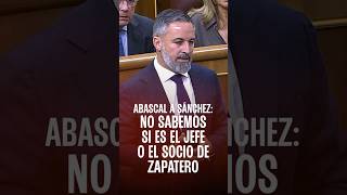 LOS TRIBUNALES DIRÁN SI SÁNCHEZ ES EL JEFE O EL SOCIO DE ZAPATERO