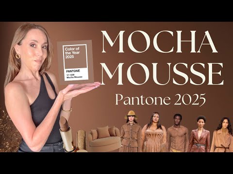 COMO VESTIR EL COLOR PANTONE 2025: MOCHA MOUSSE