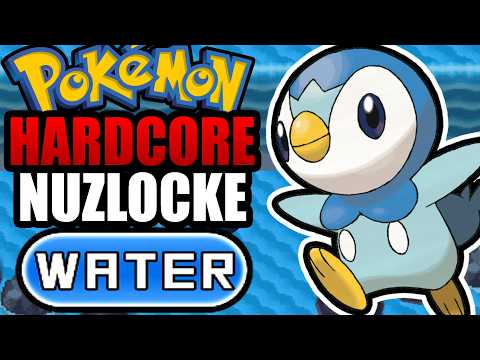 Pokémon Platinum Hardcore Nuzlocke - WATER Types Only! (No items, No overleveling)