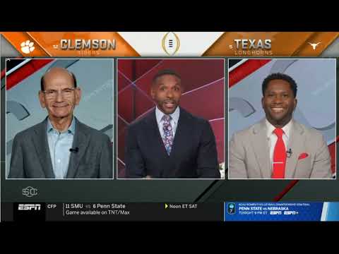 GET UP | Finebaum reacts College Football Playoff Round 1: Clemson vs Texas; Tennessee vs Ohio State