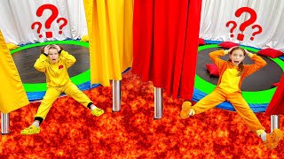 🌋 Floor Is Lava Challenge with Vania Mania Kids! 😱🔥