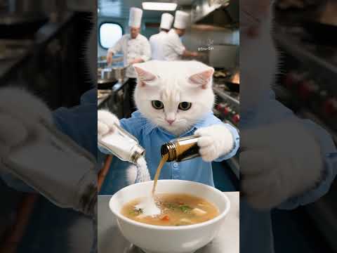 "Meow-tain Showdown: Cruise Ship Chaos!"#cat