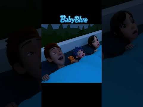 Ten Monsters in the Bed | Halloween Kids Songs & Nursery Rhymes | Baby Blue