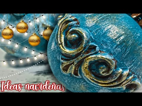 Diy transforma tus esferas/ Diy adorno navideño