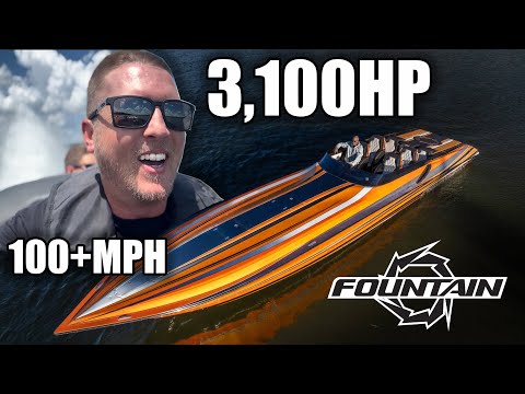 Took Fountain owners MILLION dollar 3,100hp 47ft powerboat out on The Lake of the Ozarks! SO FAST!