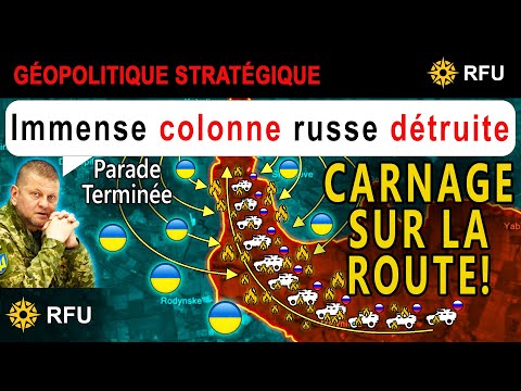 Immense convoi russe pris en embuscade et incendié sur la route de Pokrovsk | RFU News