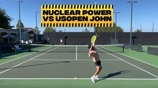 Big Hitting Extreme Power 5.0 Men’s Singles Tennis Match Highlights 