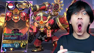REVIEW SKIN REVAMP COLLECTOR JAWHEAD SAMURAI MECH - Mobile legends