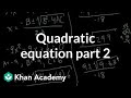 Quadratic Equations and Their Properties