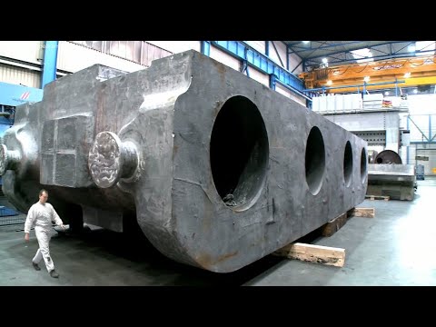 How Giant Workpieces Are Cast & Machined With Heavy Equipment - CNC Machine - Forging Machine