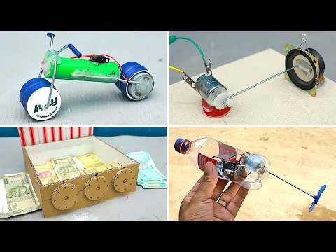 TOP 4 Amazing Things You Can Make At Home | DC Motor Life Hacks | Awesome DIY Toys
